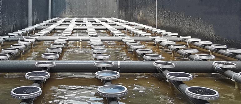 DISC DIFFUSER IN WASTE WATER TECHNOLOGY