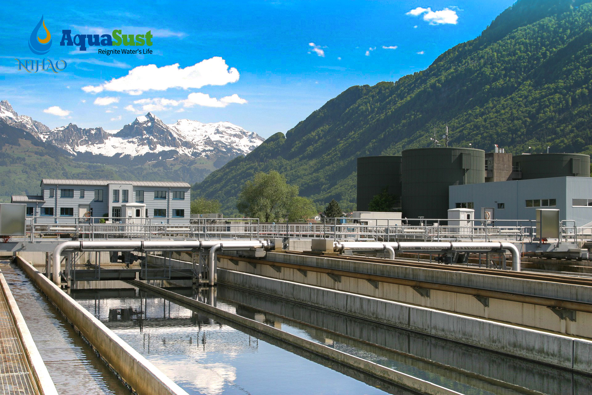 What does a wastewater treatment plant do
